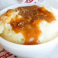 Real Mashed Potatoes W/ Gravy · 