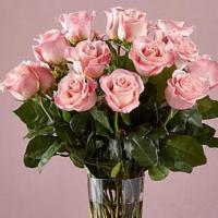 18 Long Stem Pink Roses · Enjoy the classic beauty of the rose with a playful twist in our Long Stem Pink Rose Bouquet...