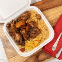 Brown Stew Chicken · Favorite. Served with choice of side.