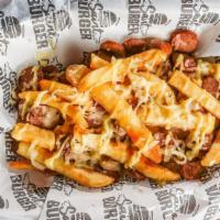 Celestial · French fries, sausage and cheese.