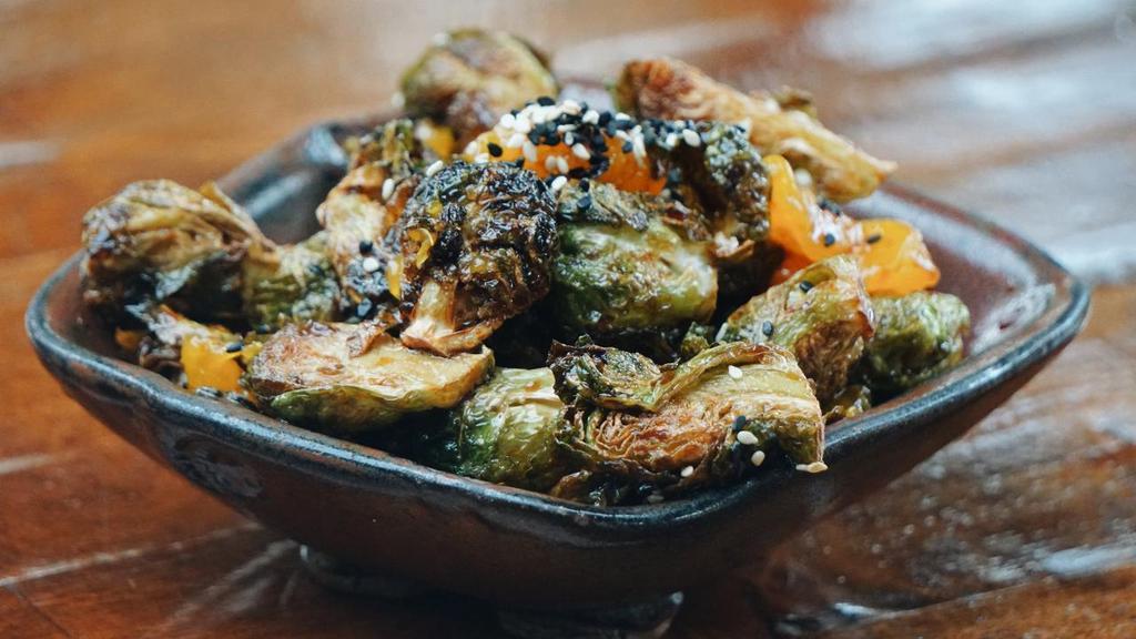 Brussel Sprouts · mandarins | sweet soy