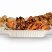 50 Wings · 50 crisp boneless wings or classic-bone-in wings with up to 4 flavors.