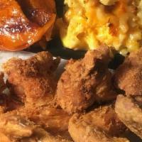 Fried Chicken White · White meat tray comes with 4 wings your choice of 2 SIDES