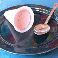 Rich'S Cherry Screwball 24 Ct. · Cherry sherbet with bubble gum bottom in a cone.