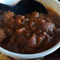 Cup  Mac’S Chili · Mac's house-made chili with beef, beans, and our own blend of spices.