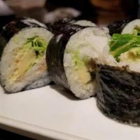 Boston Roll · Steamed Shrimp, Avocado, Lettuce and spicy mayo