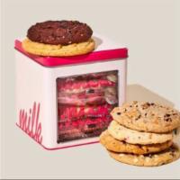 Milk Bar 6 Cookies (Your Choice) With A Tin · Choose 6 Milk Bar cookies - all individually wrapped.