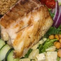  Chiringa Greek Salad · Gluten-Free. Leafy green lettuce and quinoa, feta, red onion, cherry tomato, cucumber, olive...