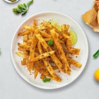 Seasoned Fries · (Vegetarian) Idaho potato fries cooked until golden brown.