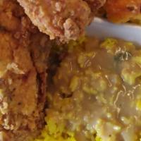 Fried White Chicken  · Includes (2) White Pieces and Choice of rice, any Classic Side or (1) Supreme Sides and (1) ...