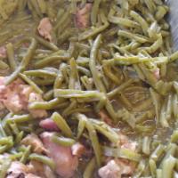 Green Beans · Seasoned with Smoked Turkey