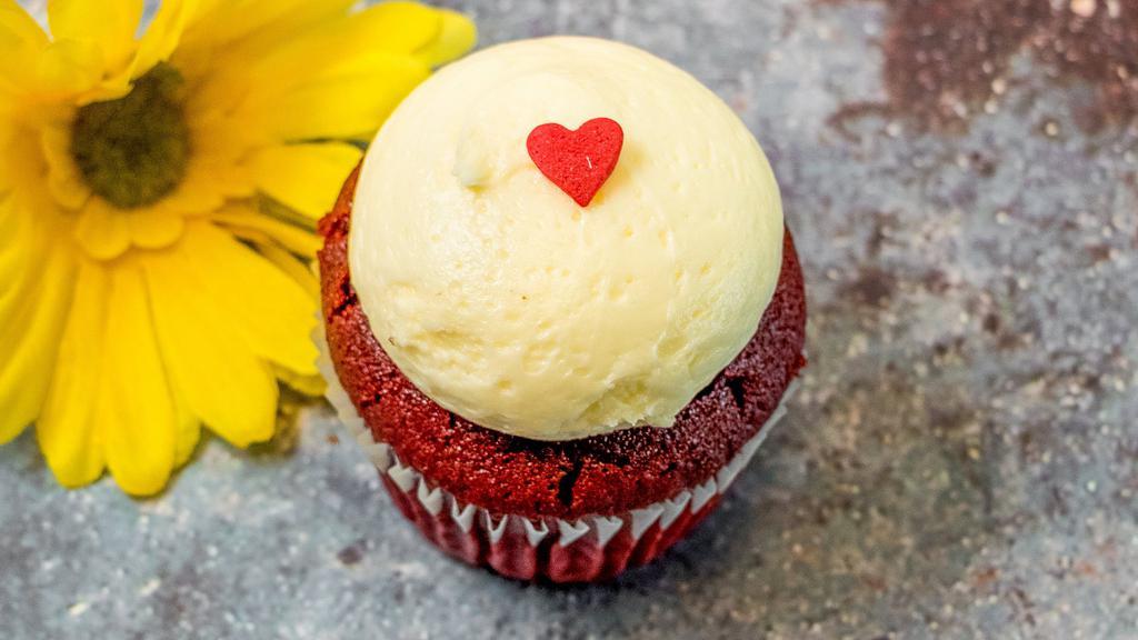 Red Velvet · Atlanta's best Southern red velvet cupcake with our signature vanilla cream cheese frosting.