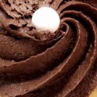 Good Old Classic · Classic vanilla cupcake with our signature chocolate buttercream frosting.