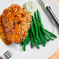 Chicken Fried Filet Mignon · Consuming raw or undercooked meats, poultry, seafood, shellfish or eggs may increase your ri...