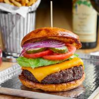 Prime Burger · 4 yr aged cheddar, lemon aioli. Consuming raw or undercooked meats, poultry, seafood, shellf...