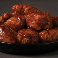 Bbq Boneless (10Pc) · Tender all-white meat breaded chicken oven-baked and covered in a sweet and smoky BBQ sauce,...