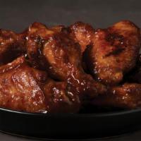 Bbq Wings (6Pc Or 10Pc) · Traditional wings oven-baked and covered in a sweet and smoky BBQ sauce,served with your cho...