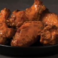 Buffalo Wings (6Pc Or 10Pc) · Traditional wings oven-baked and covered in a classic buffalo wing sauce,served with your ch...