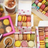Family Pack For 4 · Share our best sellers : 12 macarons, 4 eclairs and 2 bags of meringues
