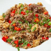 Arroz Chaufa · Beef or chicken frice rice.