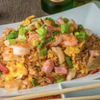 Special Fried Rice · Chicken, ham, shrimp, pork, egg, and vegetables.