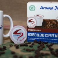 Single Serve House Blend (12 Pods Per Box) · Aroma joe's single-serve pods are for a Keurig only.