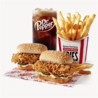 Chicken Littles Combo · 2 Chicken Littles available in Extra Crispy, a side of your choice, and a medium drink. (670...
