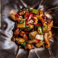 Cashew Chicken · Mixed vegetables, cashew, chili
