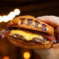 Box Bacon Cheeseburger · This box is for making 6 burgers at home
- (6) 4.2 TFTS Patties
- (6) TFTS Buns
- (12) Ameri...