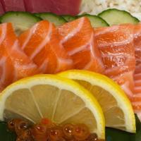 Tuna And Salmon Bowl* · tuna and salmon on top of sushi rice