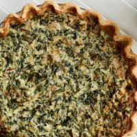 Spinach Mushroom Quiche · Morning, noon, or night, a memorable meal maker ready in just minutes. Our signature handmad...