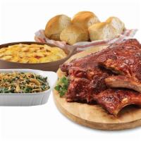 Melt-In-Your-Mouth Bbq Rib Dinner - 2 Racks Bbq Pork Ribs · Serve the new Melt-in-Your-Mouth BBQ Pork Rib Dinner any night of the week! This meal featur...