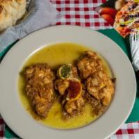 Chicken Francese · Dipped in egg and delicately sauteed in butter, wine and lemon.