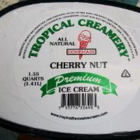 Tropical Creamery Ice Cream-Cherry Nut · Ice Cream (1.55Qt)