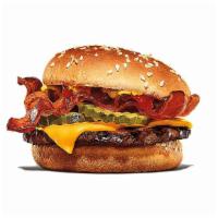 Bacon Cheeseburger · You cant go wrong with our Bacon Cheeseburger, a signature flame-grilled beef patty topped ...