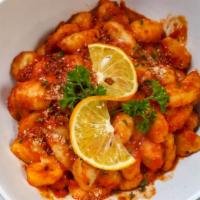 Gnocchi · Served with tomato sauce or garlic and oil.
