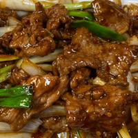 #66. Hunan Beef · Hot & spicy.