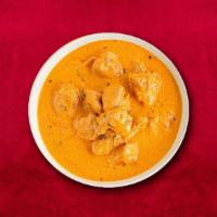 Highway Butter Chicken · Grilled chicken prepared in thick spiced gravy with a touch of cream in it.