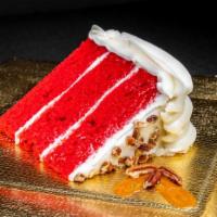 Red Velvet Slice · Brown Sugar Desserts favorite!!!!!

Old fashioned southern red velvet cake with a cream chee...