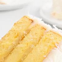 Pineapple Coconut Slice (Premium) · Moist & Delicious yellow cake with cream cheese frosting and topped with coconut shreds.  Th...