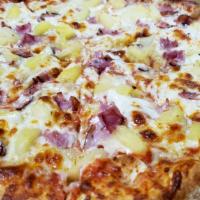 Hawaiian Pizza (X-Large 16'') · Pineapple wedges, ham, mozzarella cheese.