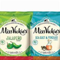 Miss Vickie'S Salt & Vinegar · Crunchy Kettle Cooked Chip - no artificial flavor or preservatives