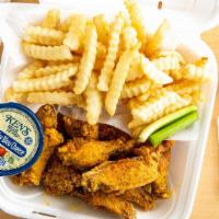 Combo 3  : 15 Pieces Wings · Served with French fries, celery and drink.