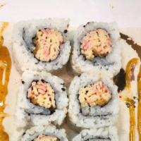  Spicy Krab Roll · 320Cal.Krab meat mixed spicy sauce with sesame seeds. Krab is Imitation Crab Meat.