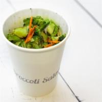 Sesame Broccoli Salad · Broccoli with shaved carrots and a light sesame soy dressing.