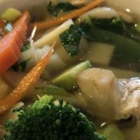 Bean Curd Vegetable Soup · 