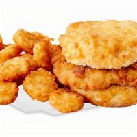Chicken Biscuit Combo · A crispy chicken breast fillet on a mouth-watering made-from-scratch buttermilk biscuit with...