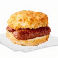 Smoked Sausage Biscuit · Hickory smoked sausage links on a Jack's made-from-scratch buttermilk biscuit.