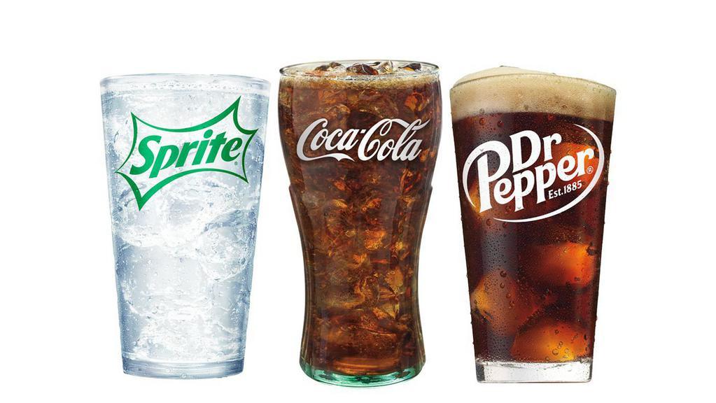Fountain Drinks · Fountain drink (coke, diet coke, diet dr pepper, dr pepper, Hi-C fruit punch, mellow yellow, sprite, and fanta) - to-go cup. Your choice of size and drink. 20 oz and 32 oz.