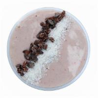 Berry Xtreme · Almond Milk, Peanut Butter, Whey Vanilla Protein, Strawberry, Banana and Raw Honey. Toppings...